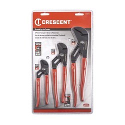 Crescent® RT200SET3 Plier Set, Tongue and Groove, 3 Pieces, ASME Specified