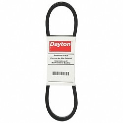 DAYTON® 5L320 V-Belt, B Section Size, 21/32 in Top Width, 32 in Outside Length, 3/8 in Thickness, Gum Rubber, Polyester