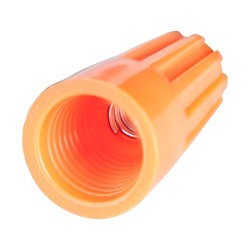 Wire Connector, Standard, 22 to 14 AWG Wire, 600 to 1000 VAC, Orange