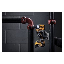 DeWALT® DCF921B Compact Cordless Impact Wrench With Hog Ring Anvil Kit, 1/2 in, 3550 ipm, 450 ft-lb Torque, 20 VDC, 5 in OAL