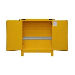 DURHAM MFG® 1030SL-50 Flammable Storage Cabinet, 30 gal, 51-3/8 in Height, 43 in Width, 18 in D