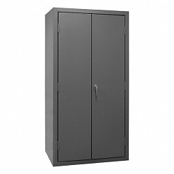 DURHAM MFG® 2501-4S-95 Industrial Storage Cabinet, 36 in Overall Width, 72 in Overall Height, Steel, Gray