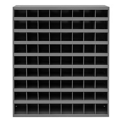 DURHAM MFG® 363-95 Pigeon Hole Bin, 42 in Overall Height, 33-13/16 in Overall Width, 11-15/16 in Overall Depth, 72 Bins