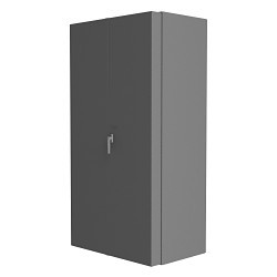 DURHAM MFG® DC48-176-95 Bin Cabinet, 176 Bins, Gray, 24 in Overall Length, 48 in Overall Width, 72 in Overall Height