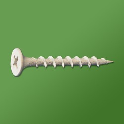 International Fasteners Daggerz DKPD06158 Deck Screw, Bugle Head, #6 Screw, 1-5/8 in Overall Length, Phillips Drive