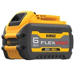 Stanley Black & Decker DeWALT® DCB606 Battery Pack, Lithium-Ion, 20/60 V Nominal