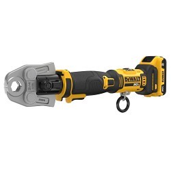 DeWALT® DCE210D2K  20V MAX*, 2 Ah Battery Compact Press Tool Kit, 2 Batteries, 4 Press Jaws, Charger, Shoulder Strap, USB-C Cable