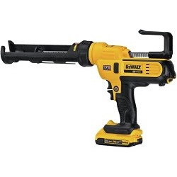 DeWALT® DCE560B Caulk Gun, Cordless, 10/300 oz/min, Black, Yellow