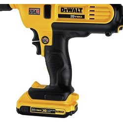 DeWALT® DCE560B Caulk Gun, Cordless, 10/300 oz/min, Black, Yellow