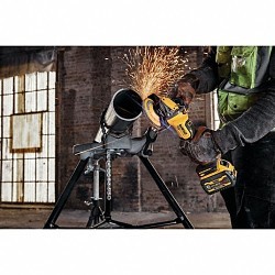 Stanley Black & Decker DeWALT® DCG416B Cordless Angle Grinder, Bare Tool, 4-1/2 or 5 in Wheel Dia, 20 V, Lithium-Ion Battery, Type 27 For Wheel Type, Paddle Switch