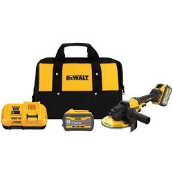 DeWALT® DCG440X2 60V Max 7 In. Brushless Cordless Grinder With Kickback Brake, 2 Batteries, Charger, Bag