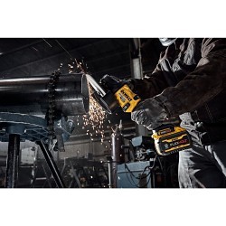 DeWALT® DCG440X2 60V Max 7 In. Brushless Cordless Grinder With Kickback Brake, 2 Batteries, Charger, Bag