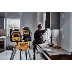 DeWALT® DCLE34020GB 20V MAX* Cordless Cross Line Laser Level, 280 to 330 ft, +/-3 mm at 10 m Accuracy, Plastic Housing, Bare Tool