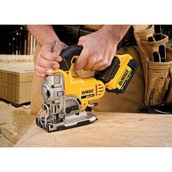 DeWALT® DCS331M1 20V MAX* XR® Cordless Jig Saw Kit, Orbital Stroke Type, T-Shank For Blade Shank Type, 12 in Overall Length, Battery, Charger, Soft Case