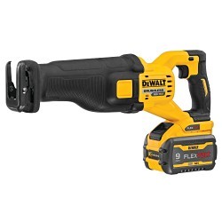 Stanley Black & Decker DeWALT® DCS389X1 Cordless Reciprocating Saw Kit, 1-1/8 in Stroke, 0 - 3000 spm, 60 VDC, Yes Battery Included