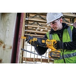Stanley Black & Decker DeWALT® DCS389X1 Cordless Reciprocating Saw Kit, 1-1/8 in Stroke, 0 - 3000 spm, 60 VDC, Yes Battery Included