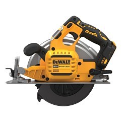 Stanley Black & Decker DeWALT® DCS573B Circular Saw, 7-1/4 in Blade, 5/8 in, 20 V, 2 in Max at 45 deg, 2-9/16 in Max at 90 deg Cutting Depth, Lithium-Ion Battery, No Battery Included, Blade Side Right