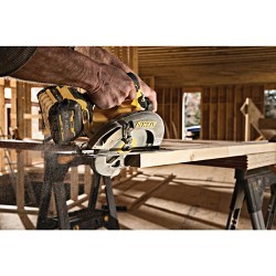 DeWALT® DCS578X2 60V  FLEXVOLT® MAX*, Cordless Circular Saw, 7-1/4 in Dia Blade, 5/8 in, Arbor, 2 Batteries, Charger, Blade, Soft Case