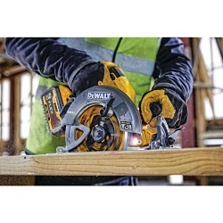 DeWALT® DCS578X2 60V  FLEXVOLT® MAX*, Cordless Circular Saw, 7-1/4 in Dia Blade, 5/8 in, Arbor, 2 Batteries, Charger, Blade, Soft Case