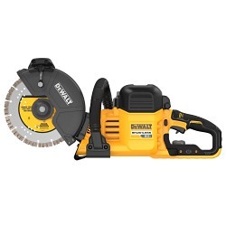 DeWALT® DCS692X2 60V MAX* Cordless Cut-Off Saw, Tool, 9 in Dia Blade, 2 Batteries, Fast Charger, 2 Wheels