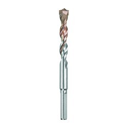 Black+Decker® DW5235 2-Cutter Premium Percussion Masonry Drill Bit, 1/2 in Drill Bit, 3/8 in Round with 3-Flat Shank, 4 in D Cutting, Carbide Cutting Edge, 6 in OAL