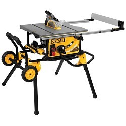 DeWALT® DWE7491RS Jobsite Table Saw, Tool, 10 in Blade Dia, 5/8 in Arbor, 45 DEG Capacity: 2-1/4 in, 2 hp, Corded