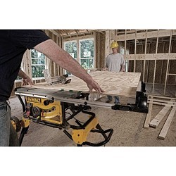 DeWALT® DWE7491RS Jobsite Table Saw, Tool, 10 in Blade Dia, 5/8 in Arbor, 45 DEG Capacity: 2-1/4 in, 2 hp, Corded