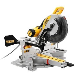 DeWALT® DWS780 Sliding Compound Miter Saw, 12 in Dia Blade, 5/8  in & 1 in Arbor, 40T Carbide Blade, Corded