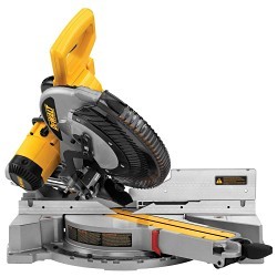 DeWALT® DWS780 Sliding Compound Miter Saw, 12 in Dia Blade, 5/8  in & 1 in Arbor, 40T Carbide Blade, Corded