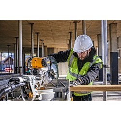 DeWALT® DWS780 Sliding Compound Miter Saw, 12 in Dia Blade, 5/8  in & 1 in Arbor, 40T Carbide Blade, Corded