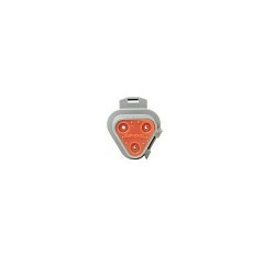 Del City 14063200 Connector Receptacle, 20 to 14 AWG Conductor
