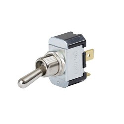 Toggle Switch, SPST On-Off, Series: Carling F, 1 Pole, Environmental Conditions: 0-150 deg F