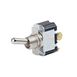 Toggle Switch, SPST On-Off, Series: Carling F, 1 Pole, Environmental Conditions: 0-150 deg F