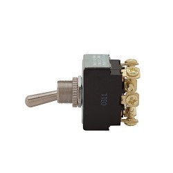 Toggle Switch, SPST On-Off, 1 Pole, Screw Terminal