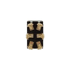 Toggle Switch, SPST On-Off, 1 Pole, Screw Terminal