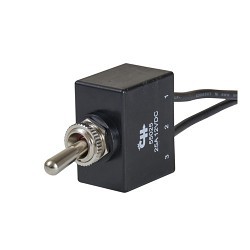 Toggle Switch, SPST On-Off, 25 A, Series: Cole Hersee, 1 Pole, Environmental Conditions: -20 to 185 deg F, 1.24 x 0.87 x 1.46 in