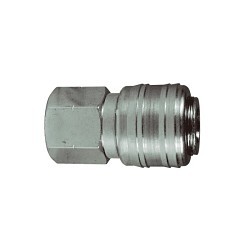 Dixon® 2MF2-PL Pneumatic Coupling, Automatic, 1/4 in Nominal, Quick Disconnect x NPT, Brass