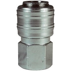 Dixon® 2MF2-PL Pneumatic Coupling, Automatic, 1/4 in Nominal, Quick Disconnect x NPT, Brass