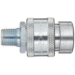 Dixon® 30-200 Quick Connect Coupler, 1/4 in MNPT End A, 1/4 in MNPT End B