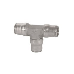 Dixon® 38045600 Pipe Tee, Tee Fitting/Connector, 1/4 in Nominal, Stainless Steel