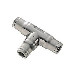 Dixon® 38045600 Pipe Tee, Tee Fitting/Connector, 1/4 in Nominal, Stainless Steel