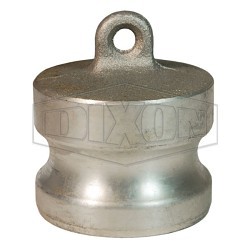 Dixon® 400-DP-AL Cam & Groove Fitting, Dust Plug, 4 in Nominal, 356T6 Aluminum