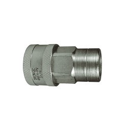 Dixon® 4AGF4-PV Hydraulic Coupling, Quick-Connect x FNPTF, Steel