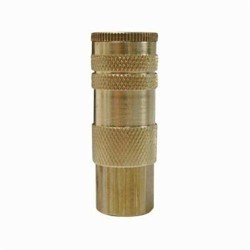 Dixon® DC28 Pipe Fitting, Coupling, 1/4 x 1/4 in Nominal, Quick Connect Coupler x FNPT, Brass, Domestic
