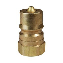 Dixon® F-H3F3-B Hydraulic Coupling, 3/8 in Nominal, FNPTF, Brass