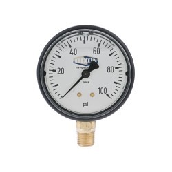 Dixon® GLP510 Liquid Filled ABS Case Gauge, NPT, -4 to 150 deg F, 0 to 60 psi