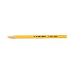 Dixon® by Ticonderoga® 00073 China Marker, Yellow Ink, 1/2 in Tip, Peel-Away Wrapper