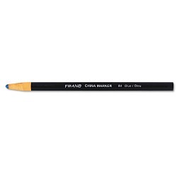 Dixon® by Ticonderoga® 00080 China Marker, Blue Ink