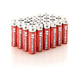 Dorcy Mastercell 41-1631 Alkaline Battery, Alkaline Chemical System, 1.5 V Nominal Voltage, AA Battery