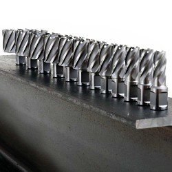 EVOLUTION® CC21/32L Annular Cutter, 21/32 in Cutter Dia, 2 in Cutting Depth, High Speed Steel, Weldon Shank
